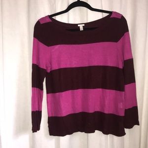 J.Crew Striped comfy Long sleeve shirt